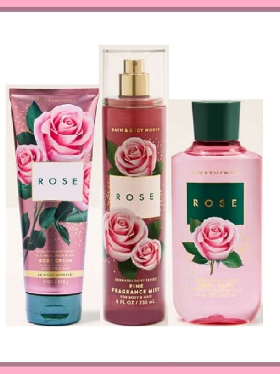 Bath & Body Works Other - NWT Bath & Body Works 3pc Rose Set